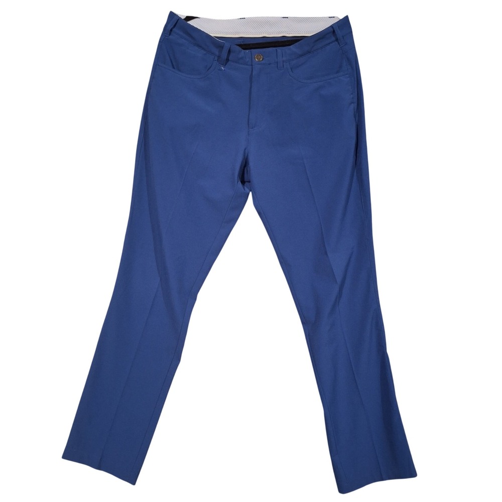 Donald Ross Sportswear Mens Royal Blue Performance Golf Pants 34x32 Stretch